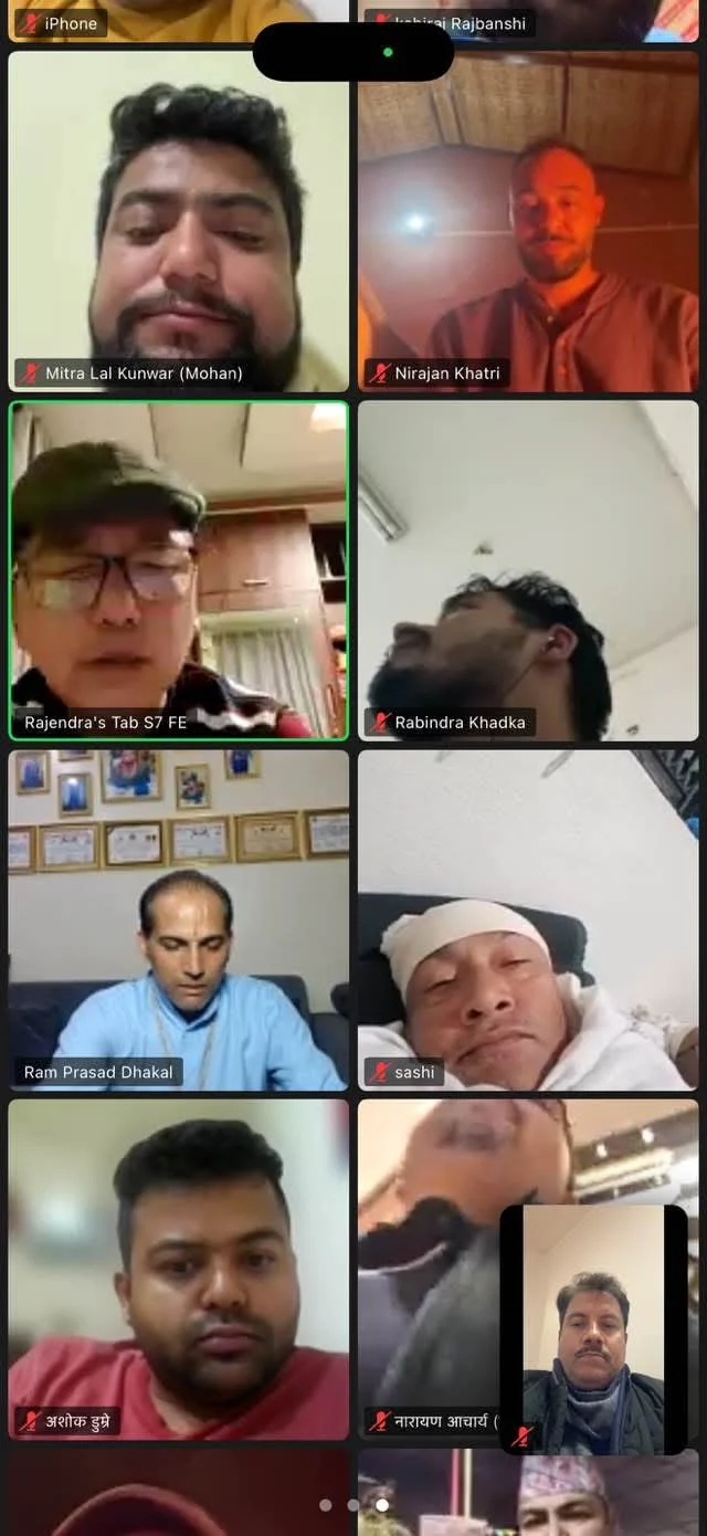 प्रवासी नेपाली एकता समाज युएईद्वारा आयोजित जुम भर्चुअल बैठक राष्ट्रिय प्रजातन्त्र पार्टी (राप्रपा) अध्यक्षको सम्बोधन तथा सम्पन्न FB IMG 1770537251433