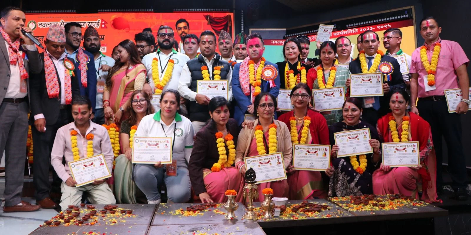 नवलपुर सेवा समाज, यूएईको पाँचौं अधिवेशन तथा बृहत् सांस्कृतिक कार्यक्रम भव्य रूपमा सम्पन्न भएकाे छ। IMG 20251231 WA0032
