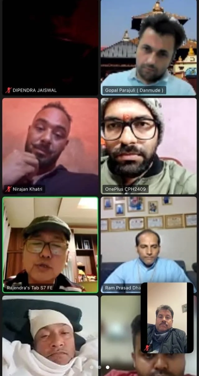 प्रवासी नेपाली एकता समाज युएईद्वारा आयोजित जुम भर्चुअल बैठक राष्ट्रिय प्रजातन्त्र पार्टी (राप्रपा) अध्यक्षको सम्बोधन तथा सम्पन्न IMG 20260208 115742