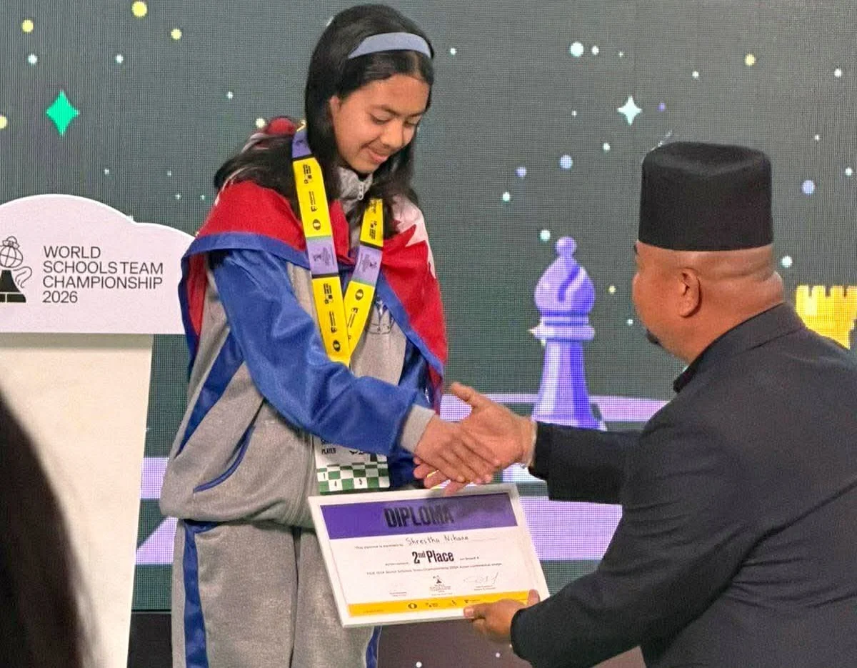 अन्तर्राष्ट्रिय चेसमा निहाना श्रेष्ठलाई रजत पदक WhatsApp Image 2026 04 11 at 09.48.42 2